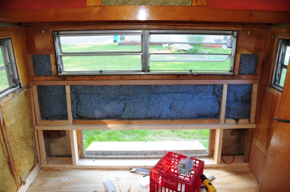 Insulate with UltraTouch Denim Insulation. See previous post for more about this cool stuff!