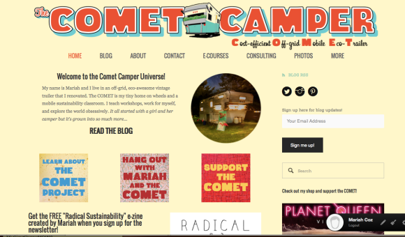 new website comet camper